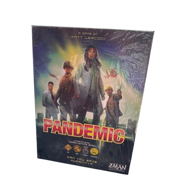 Pandemic Board Game By Z-Man Games New Sealed Cooperative Strategy Game SKU 8648 - Picture 1 of 9